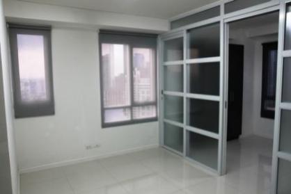 Senta Living Area with open Bedroom door